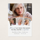 Gesegnet sind diejenigen, die Foto-Gebetskarte tra (Vorderseite)