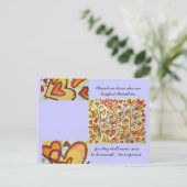 Gesegnet sind diejenigen, die Postkarte lachen kön (Stehend Vorderseite)