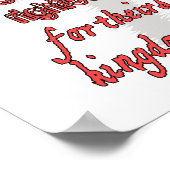 Gesegnet sind diejenigen, die verfolgt werden poster (Ecke)