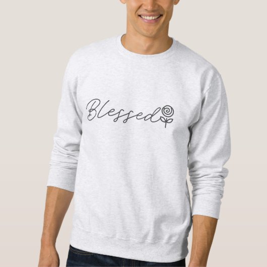 gesegnet sweatshirt (Vorderseite)