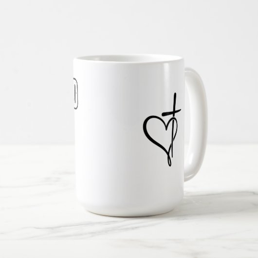 Gesegnet ⛪︎ Tasse 15oz (VorderseiteRechts)