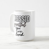 Gesegnet ⛪︎ Tasse 15oz (Vorderseite Links)