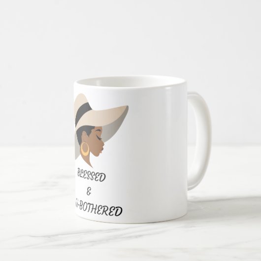 Gesegnet u. UNO-Gestört Kaffeetasse (VorderseiteRechts)