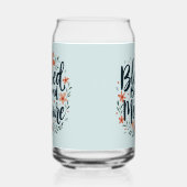 Gesegnet über die Messung inspirierender Blumenkun Dosenglas (Rechts)