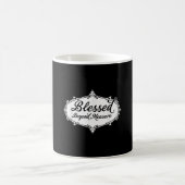 Gesegnet über die Messung Jesus Gott Christlich Kaffeetasse (Mittel)