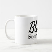 Gesegnet über die Messung Kaffeetasse (Links)