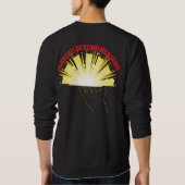 Gesegnet über die Messung Sweatshirt (Rückseite)