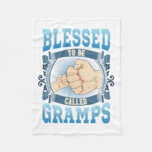 Gesegnet, um als Gramps Geschenke Gramps Väter d Fleecedecke