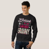 Gesegnet, um als Granny-Mutterkostüm bezeichnet zu Sweatshirt (Vorne ganz)