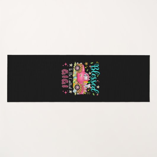 Gesegnet, um Gigi Osterbrunnenkakao genannt zu wer Yogamatte (Vorderseite (Horizontal))