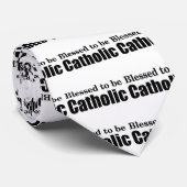 Gesegnet, um katholisch zu sein krawatte (Gerollt)