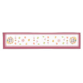 Gesegnet und dankbar Erntedank Wasserfarbenfall Kurzer Tischläufer (Horizontal)