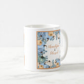 Gesegnet und dankbar fallen kaffeetasse (VorderseiteRechts)