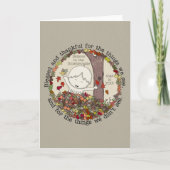 Gesegnet und dankbar feiertagskarte (Vorderseite)