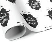 Gesegnet und gebart geschenkpapier (Rolleneckpunkt)