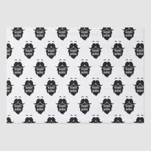 Gesegnet und gebart seidenpapier (Vorderseite)