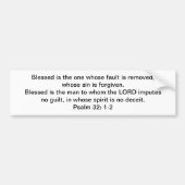 Gesegnet und GEBEN Sie frei! Autoaufkleber (Vorne)