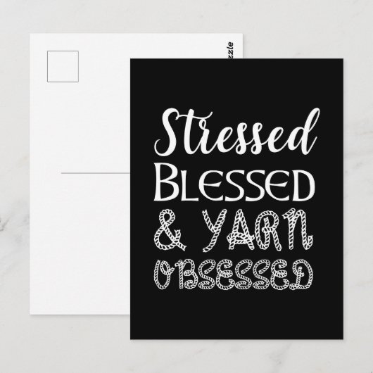 Gesegnet und gesegnet postkarte (Vorne/Hinten)