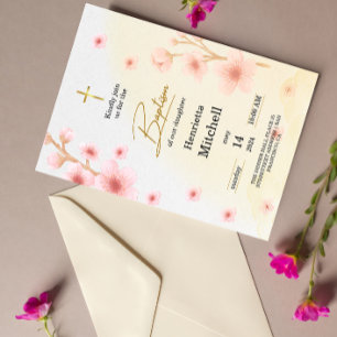 "Gesegnet und getauft: Ein Tag, an den man sich er Einladung