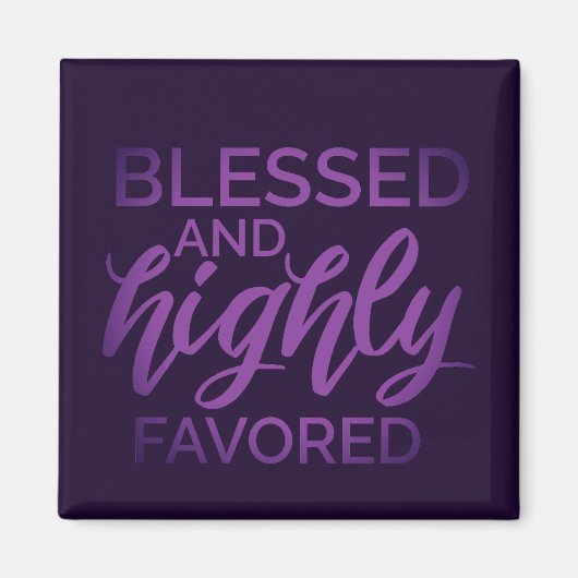 Gesegnet und hochgelobt magnet (Vorne)