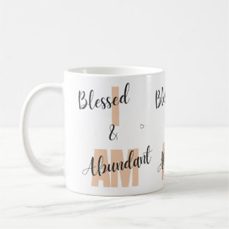 Gesegnet und reichlich Tasse
