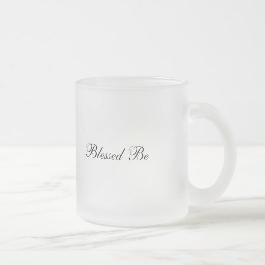 Gesegnet unter dem Mond Mattglastasse (Rechts)