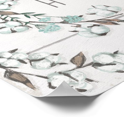 Gesegnet VII | Lasst uns Zuhause Bleibe Poster (Ecke)