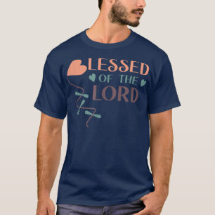 Gesegnet vom Christlichen Erntedank der Frau T-Shirt