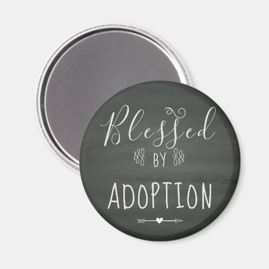 Gesegnet von Adoption - Pflege fördern, Geschenke  Magnet (Vorderseite/Rückseite)