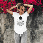 Gesegnet, von einem Queen Kontur Mama Geschenk erh T-Shirt