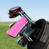 Gesegnet von Gott Christlich Pink Golf Head Cover Headcover (In Situ)