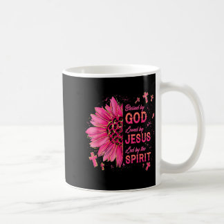 Gesegnet von Gott geliebt von Jesus Sonnenblume Ch Kaffeetasse