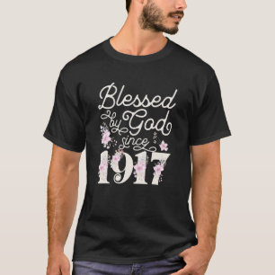 Gesegnet von Gott seit 1917 T-Shirt