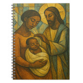 Gesegnet von Jesu Afroamerikanischem Notebook Notizblock (Vorderseite)