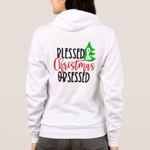 Gesegnet & Weihnachten Besessen-50100 Hoodie