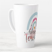 Gesegnet zu lehren - Ein Regenbogen der Dankbarkei Milchtasse (Linke Ecke)