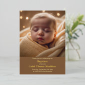 Gesegnete Anfänge - eine Taufveranstaltung Folieneinladung (Stehend vorne)