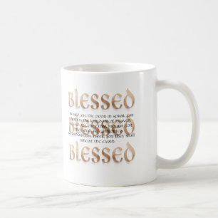 Gesegnete Beatitudes Kaffeetasse