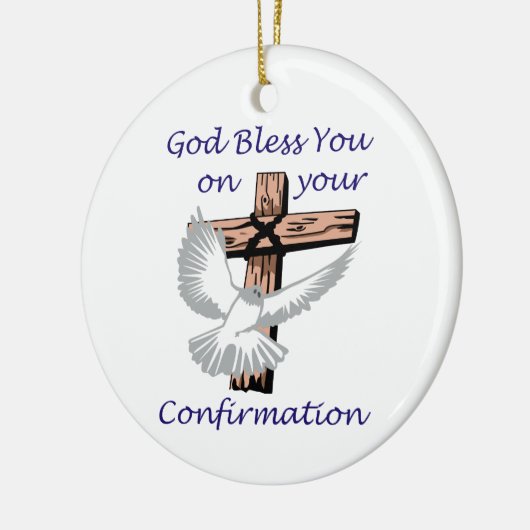 Gesegnete Bestätigung Keramik Ornament (Links)