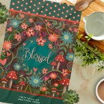 Gesegnete Blumenstrauß-Pilze-Namen Geschirrtuch<br><div class="desc">Hübscher Pilzname oder Personalisierte Handtücher angeben. Diese hübschen, eleganten Handtücher sind perfekt, um Ihrer Küche etwas Freude zu bereiten. Ob Sie ein erfahrener Koch oder ein aufstrebender Zuhause-Koch sind, diese Handtücher sind der ideale Begleiter für kulinarische Abenteuer. Sie machen auch ein köstliches Geschenk für Freunde und Familie, die die Kunst...</div>