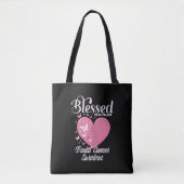 Gesegnete Brustkrebs-Überlebende Awareness Christl Tasche (Vorderseite)