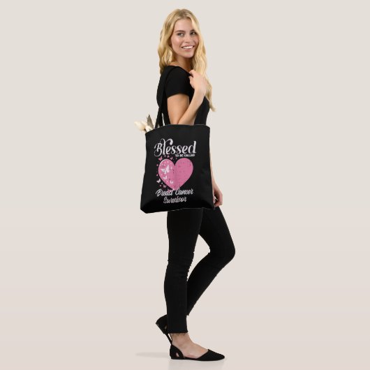 Gesegnete Brustkrebs-Überlebende Awareness Christl Tasche (Am Model)