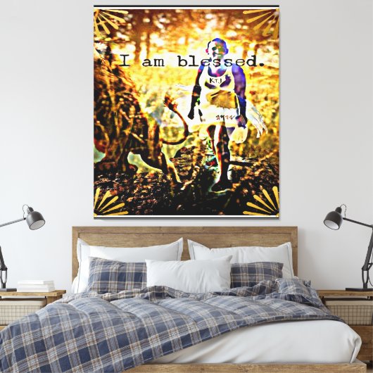 Gesegnete Candy Leinwanddruck (Insitu (Schlafzimmer))