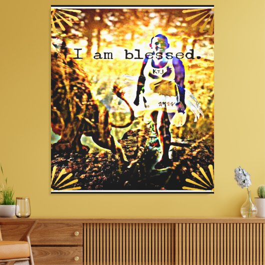 Gesegnete Candy Leinwanddruck (Insitu (Wohnzimmer))