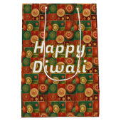 Gesegnete Diwali Moments Mittlere Geschenktüte (Rückseite)