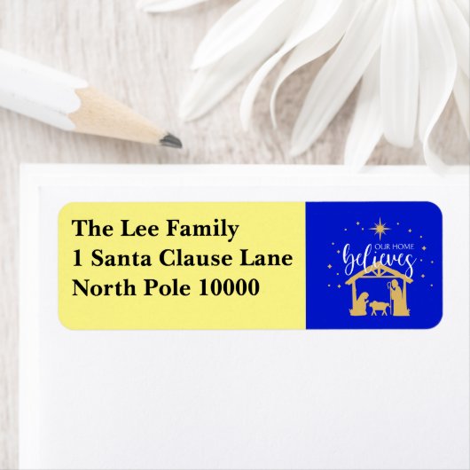 Gesegnete erste Zuhause Weihnachtskrippe Szene (Insitu)