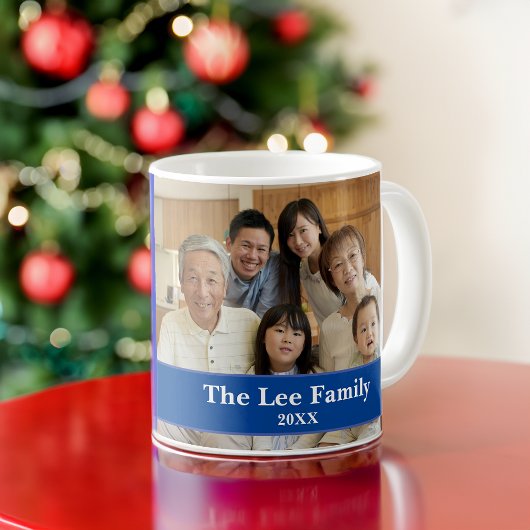 Gesegnete erste Zuhause Weihnachtskrippe Szene Kaffeetasse