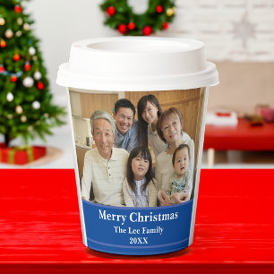 Gesegnete erste Zuhause Weihnachtskrippe Szene Pappbecher