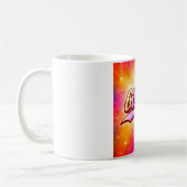 Gesegnete farbenfrohe Typografie Inspirierend Kaffeetasse (Links)