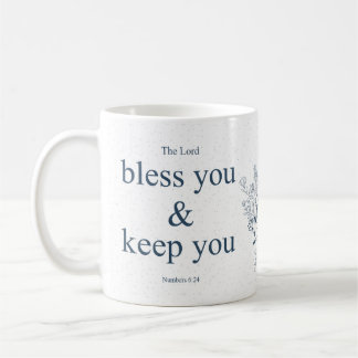 Gesegnete Florale Christliche Wandkunst Kaffeetasse
